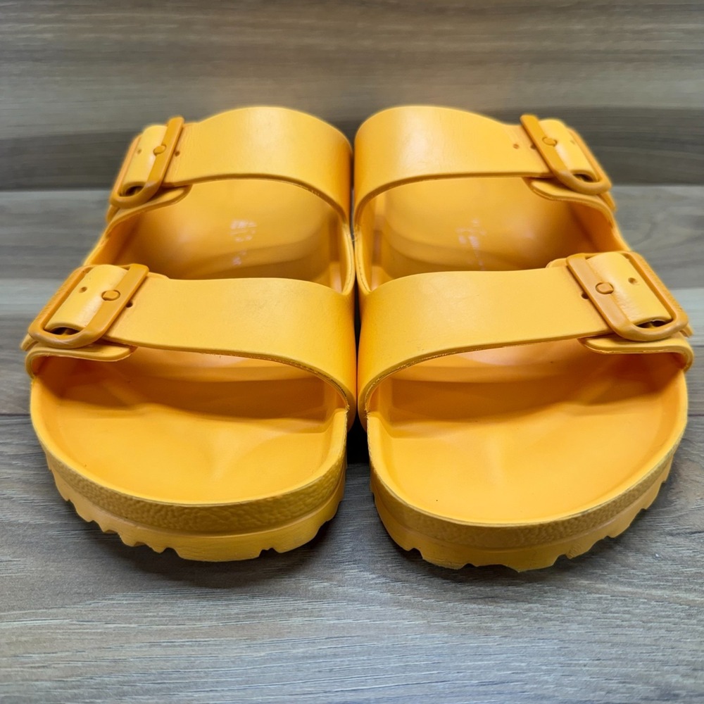 Birkenstock Arizona Eva Orange Sandals 10 W EU 41 Rubber Slide Travel Resort - Picture 3 of 11